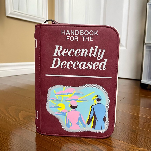 Hot Topic Handbags - Handbook For The Recently Deceased Beetlejuice Lydia crossbody bag